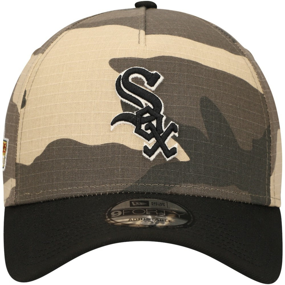 Chicago White Sox New Era Camo Crown A-Frame 9FORTY Adjustable Hat Sale