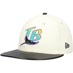 Tampa Bay Rays New Era Game Night Leather Visor 59FIFTY Fitted Hat Online