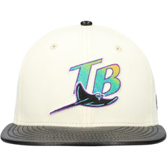 Tampa Bay Rays New Era Game Night Leather Visor 59FIFTY Fitted Hat Online