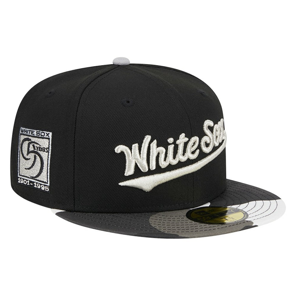 Chicago White Sox New Era Metallic Camo 59FIFTY Fitted Hat Sale