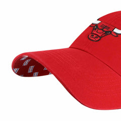 47 brand - Chicago Bulls '47 Women's Confetti Undervisor Clean Up Adjustable Hat - Red