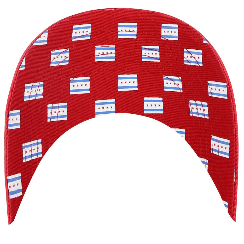 47 brand - Chicago Bulls '47 Women's Confetti Undervisor Clean Up Adjustable Hat - Red