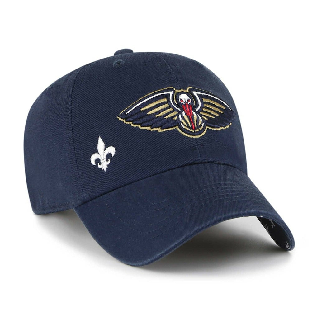 47 brand - New Orleans Pelicans '47 Women's Confetti Undervisor Clean Up Adjustable Hat - Navy