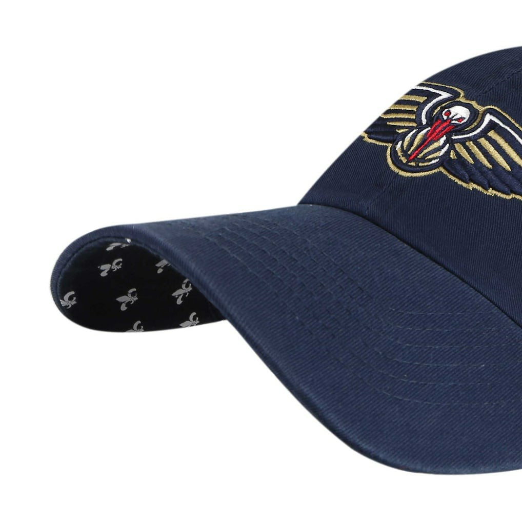 47 brand - New Orleans Pelicans '47 Women's Confetti Undervisor Clean Up Adjustable Hat - Navy