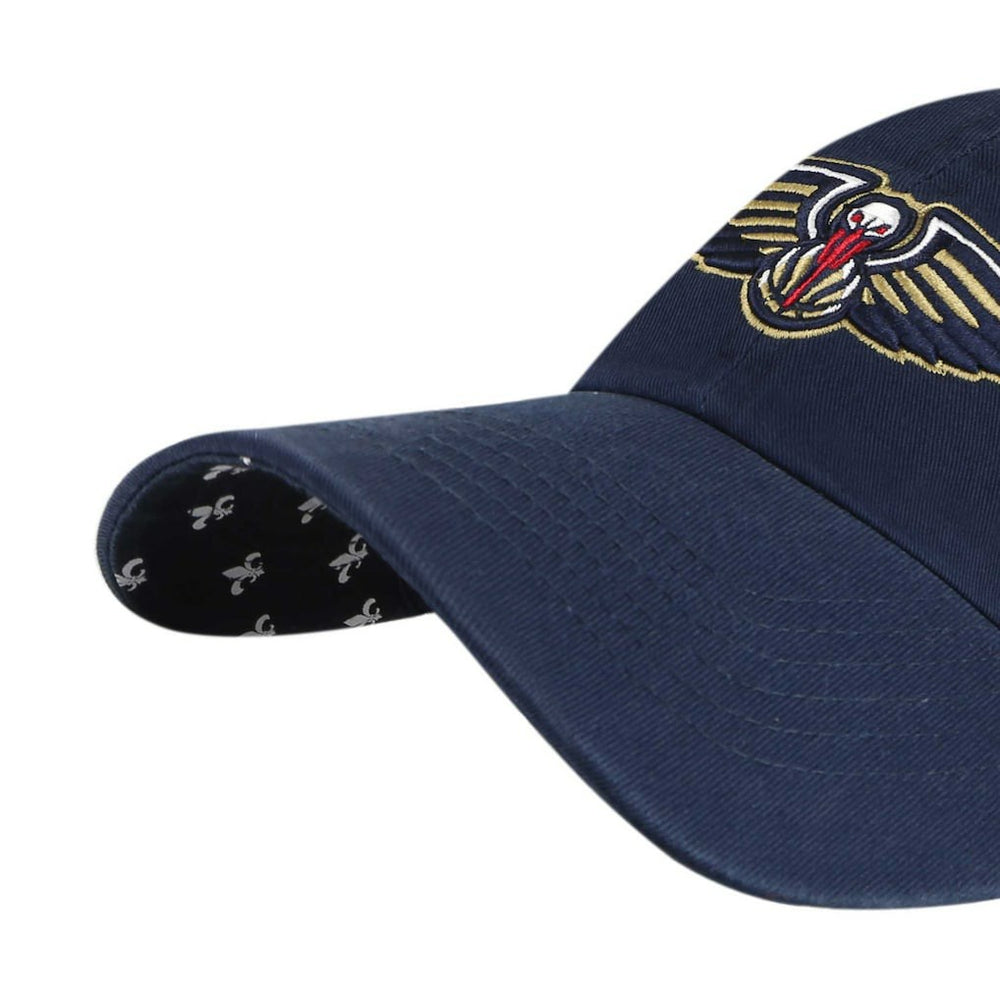 47 brand - New Orleans Pelicans '47 Women's Confetti Undervisor Clean Up Adjustable Hat - Navy