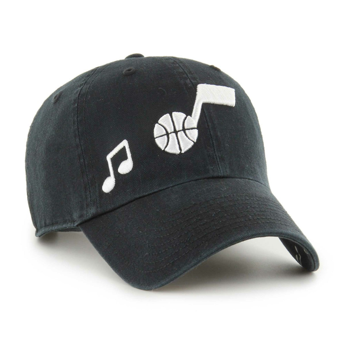 47 brand - Utah Jazz '47 Women's Confetti Undervisor Clean Up Adjustable Hat - Black