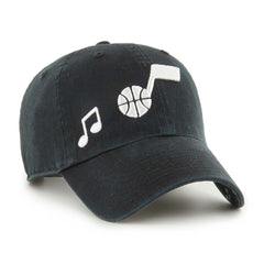 47 brand - Utah Jazz '47 Women's Confetti Undervisor Clean Up Adjustable Hat - Black
