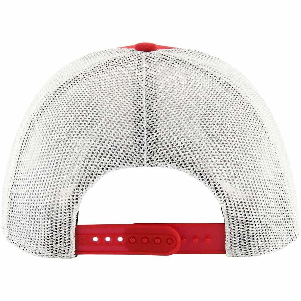 47 brand - Chicago Bulls '47 Semi Patch Trucker Adjustable Hat - Red