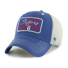 47 brand - Philadelphia 76ers '47 Five Point Patch Clean Up Adjustable Hat - Royal