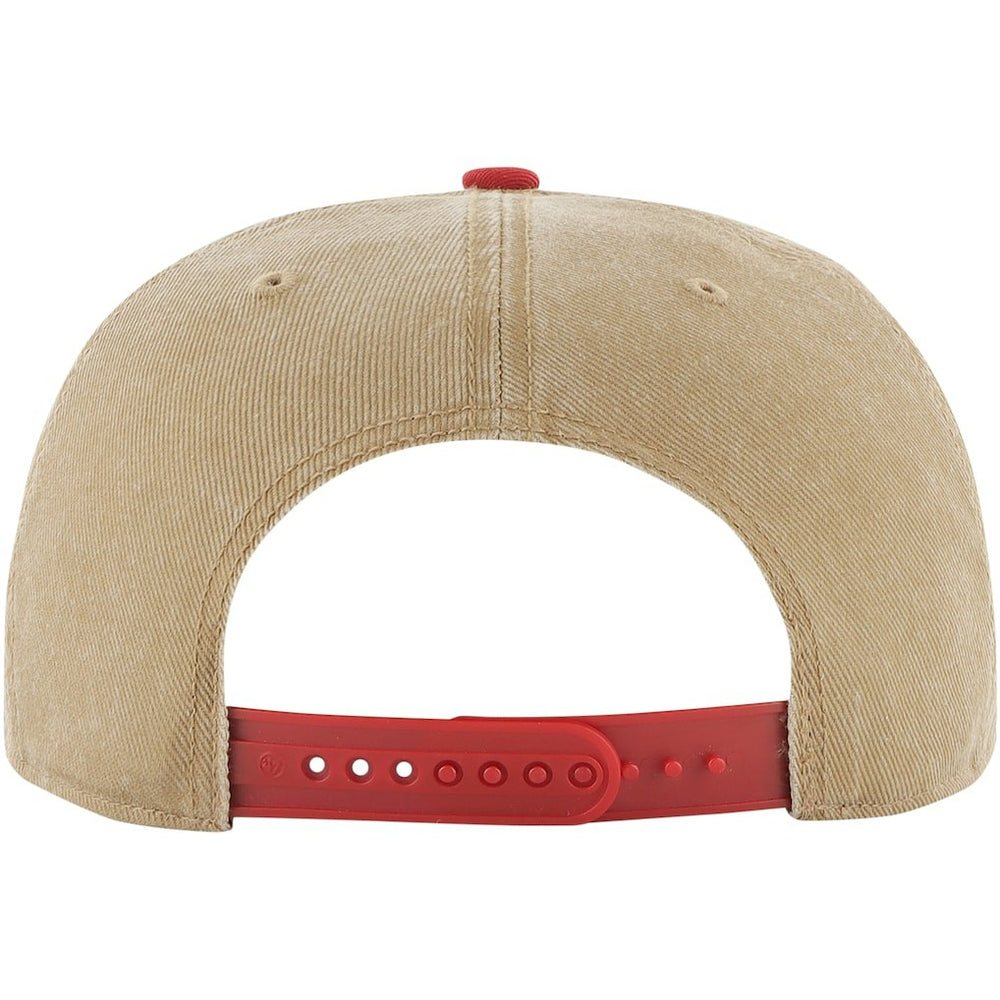 47 brand - Chicago Bulls '47 Chilmark Captain Snapback - Khaki/Red
