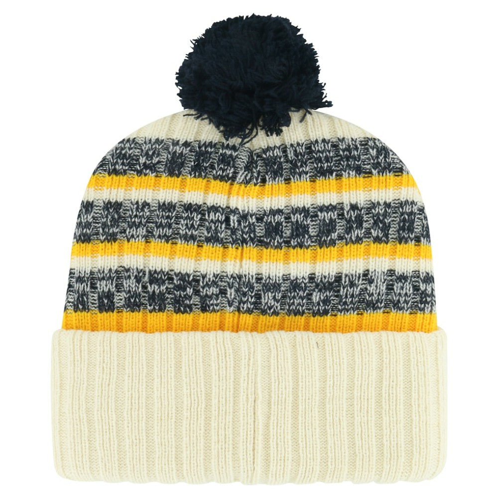 Nashville Predators - '47 Tavern Cuffed Knit Hat with Pom Cream