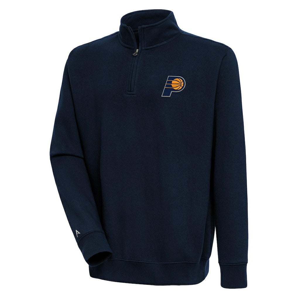 NBA - Indiana Pacers Antigua Victory Quarter-Zip Pullover Top - Navy