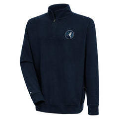 NBA - Minnesota Timberwolves Antigua Victory Quarter-Zip Pullover Top - Navy