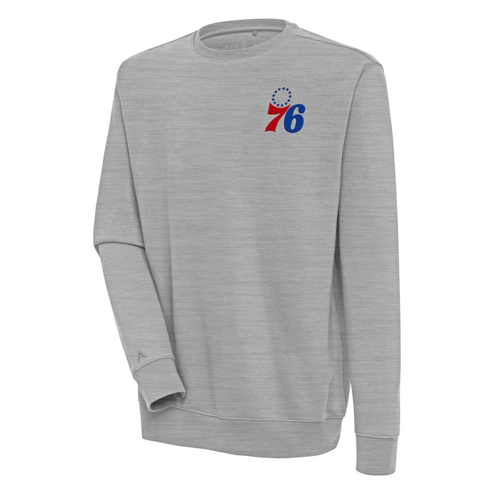 NBA - Philadelphia 76ers Antigua Victory Pullover Sweatshirt - Heather Gray