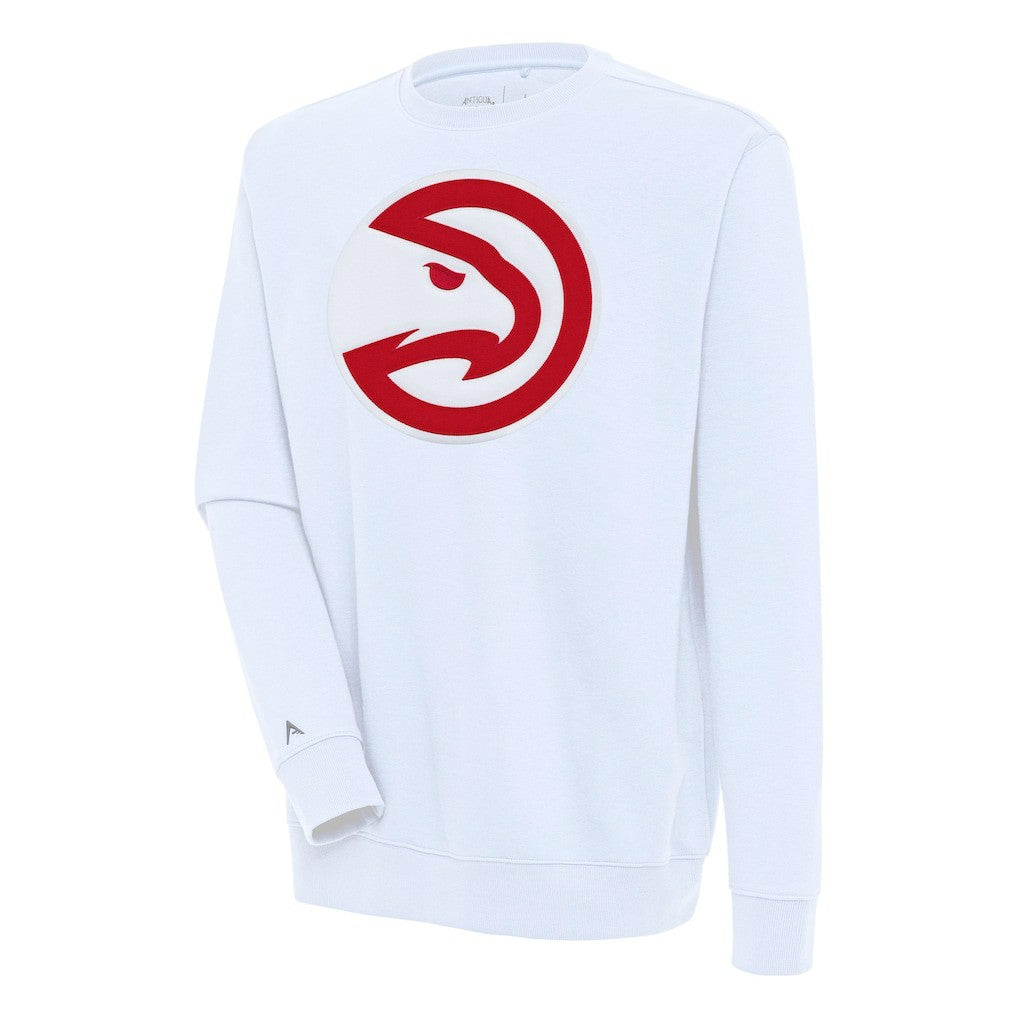 NBA - Atlanta Hawks Antigua Victory Pullover Sweatshirt - White