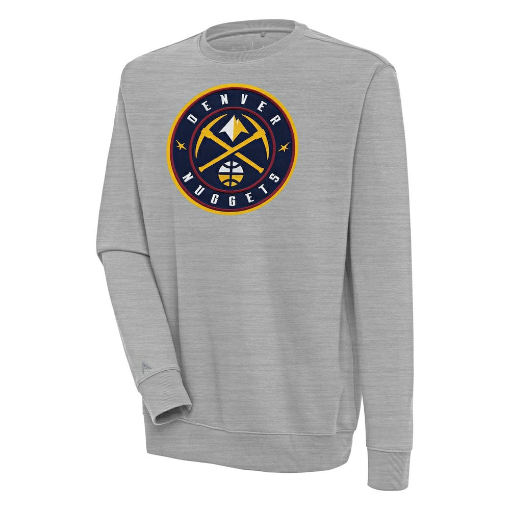NBA - Denver Nuggets Antigua Victory Pullover Sweatshirt - Heather Gray