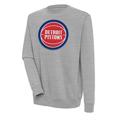 NBA - Detroit Pistons Antigua Victory Pullover Sweatshirt - Heather Gray