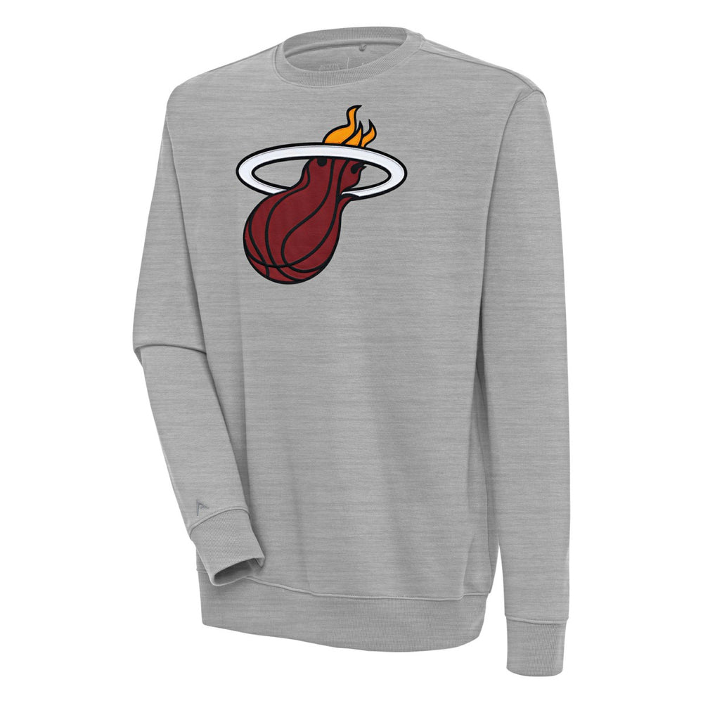 NBA - Miami Heat Antigua Victory Pullover Sweatshirt - Heather Gray