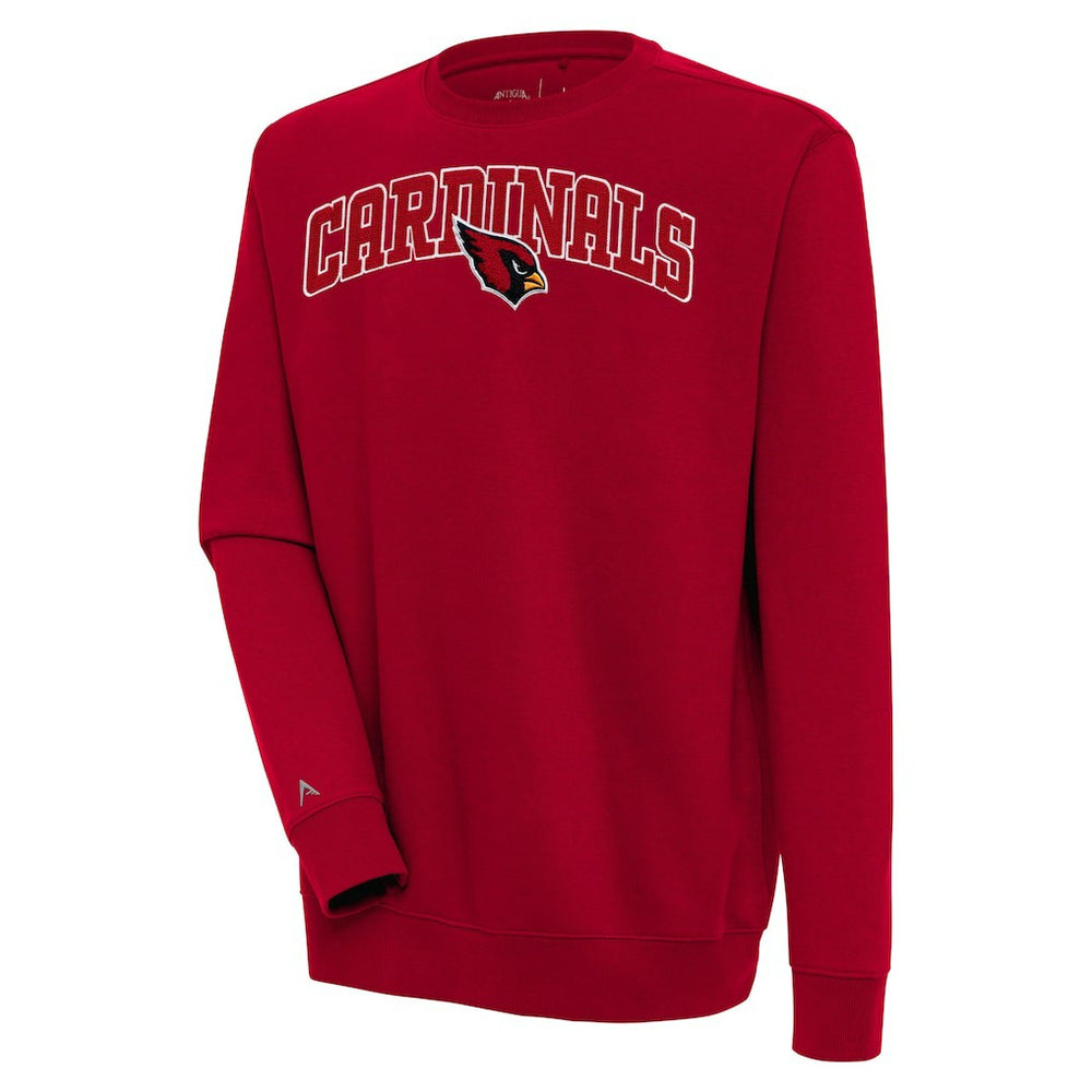Arizona Cardinals Antigua Victory Chenille Pullover Sweatshirt Cardinal - NFL
