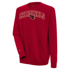 Arizona Cardinals Antigua Victory Chenille Pullover Sweatshirt Cardinal - NFL