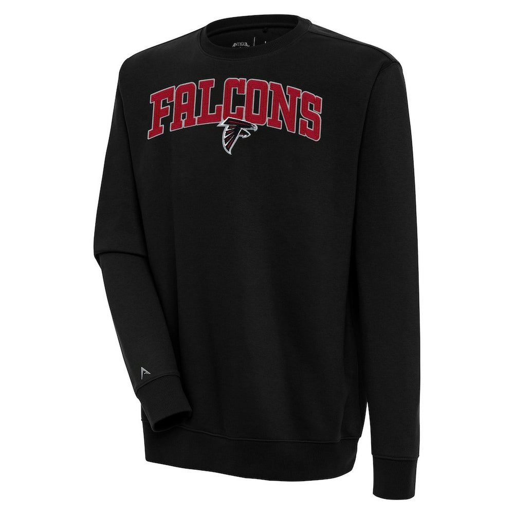Atlanta Falcons Antigua Victory Chenille Pullover Sweatshirt Black - NFL