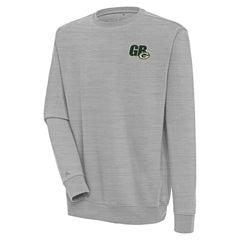 Green Bay Packers Antigua Victory Pullover Sweatshirt Heather Gray - NFL