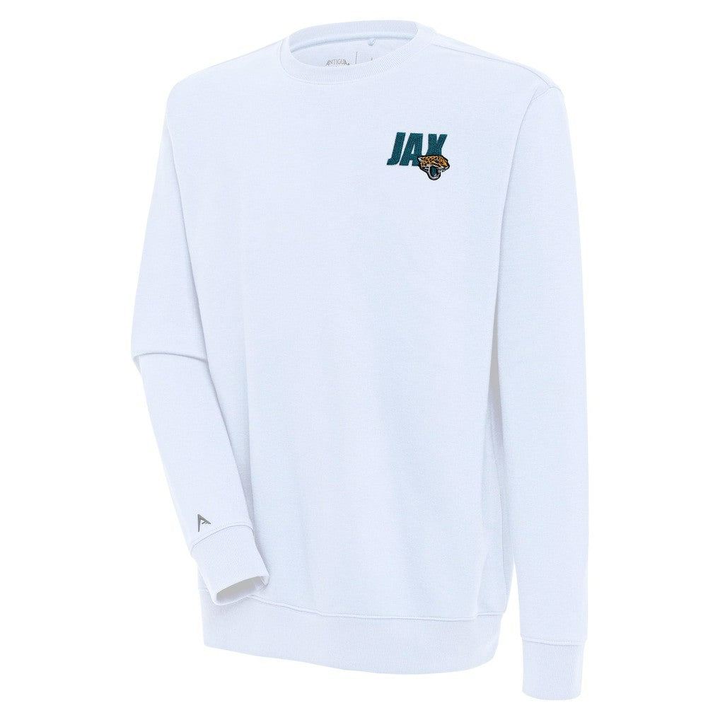 Jacksonville Jaguars Antigua Victory Pullover Sweatshirt White - NFL