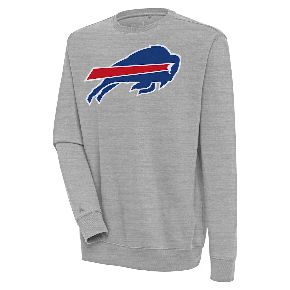 Buffalo Bills Antigua Victory Pullover Sweatshirt Heather Gray - NFL