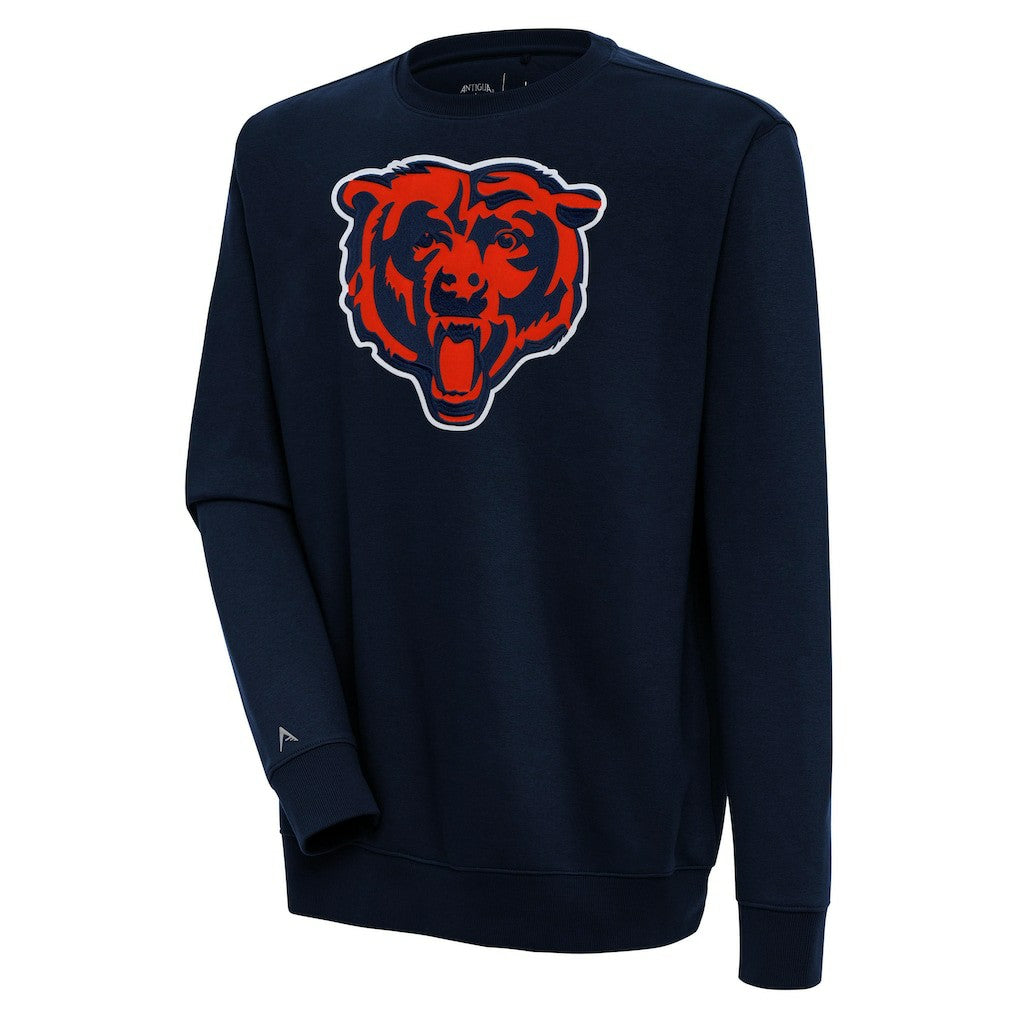 Chicago Bears Antigua Victory Pullover Sweatshirt Navy - NFL