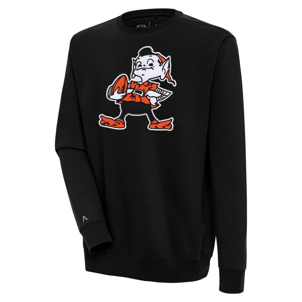 Cleveland Browns Antigua Victory Pullover Sweatshirt Black - NFL
