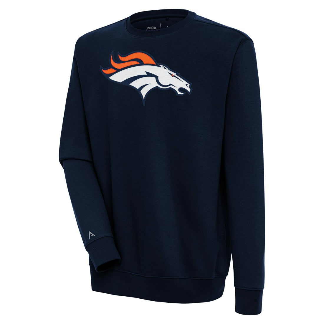 Denver Broncos Antigua Victory Pullover Sweatshirt Navy - NFL