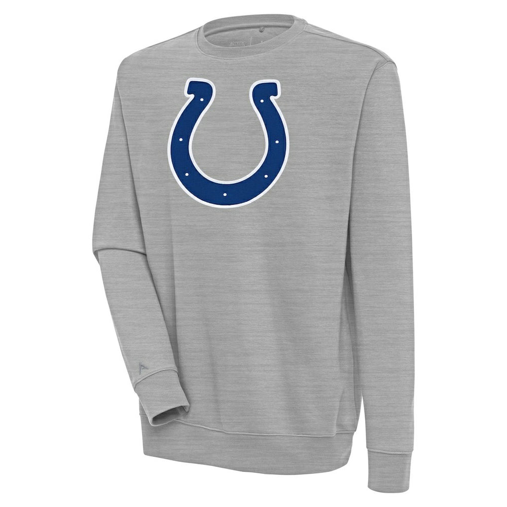 Indianapolis Colts Antigua Victory Pullover Sweatshirt Heather Gray - NFL