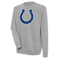 Indianapolis Colts Antigua Victory Pullover Sweatshirt Heather Gray - NFL