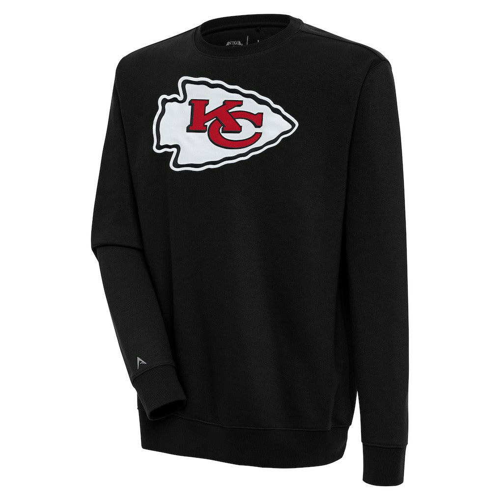 Kansas City Chiefs Antigua Victory Pullover Sweatshirt Black - NFL