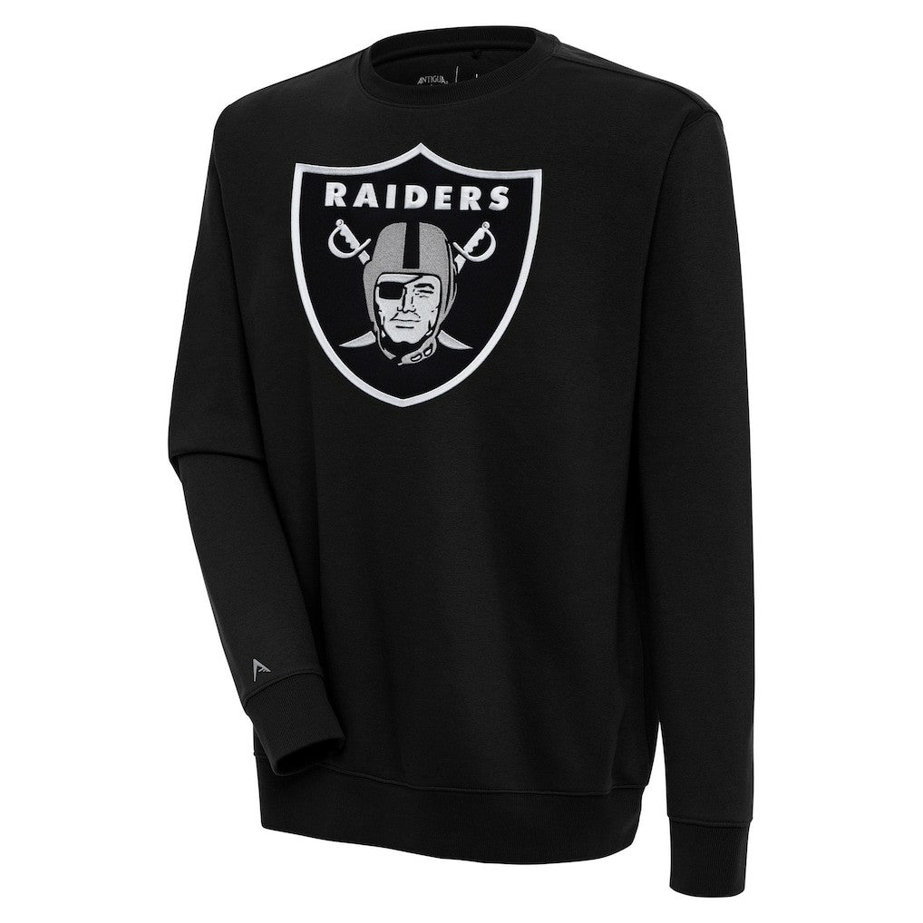 Las Vegas Raiders Antigua Victory Pullover Sweatshirt Black - NFL