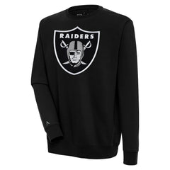 Las Vegas Raiders Antigua Victory Pullover Sweatshirt Black - NFL