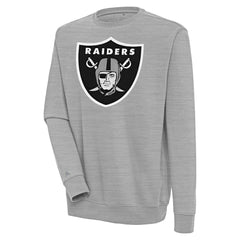 Las Vegas Raiders Antigua Victory Pullover Sweatshirt Heather Gray - NFL