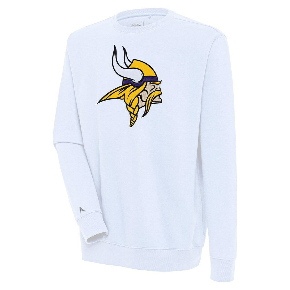 Minnesota Vikings Antigua Victory Pullover Sweatshirt White - NFL