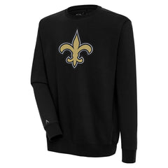 New Orleans Saints Antigua Victory Pullover Sweatshirt Black - NFL