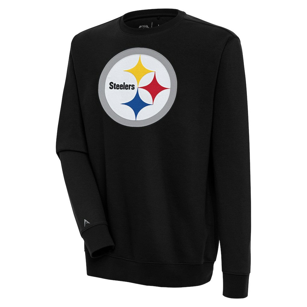 Pittsburgh Steelers Antigua Victory Pullover Sweatshirt Black - NFL