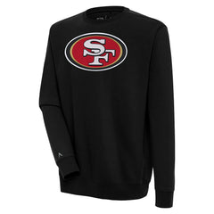 San Francisco 49ers Antigua Victory Pullover Sweatshirt Black - NFL