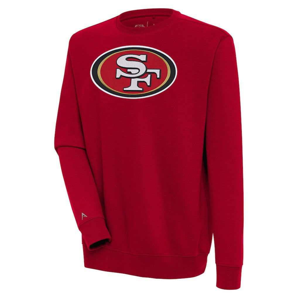 San Francisco 49ers Antigua Victory Pullover Sweatshirt Scarlet - NFL