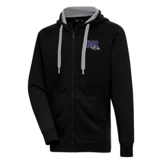 Baltimore Ravens Antigua Victory Full-Zip Hoodie Black - NFL