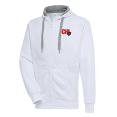 Chicago Bears Antigua Victory Full-Zip Hoodie White - NFL