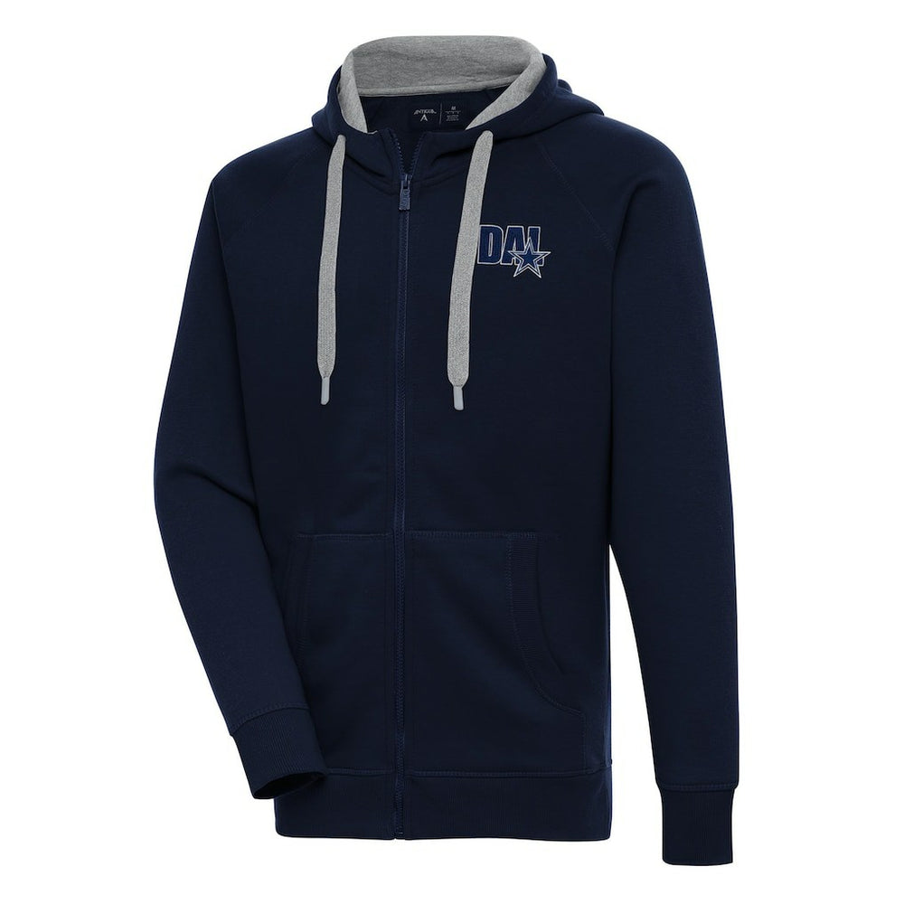 Dallas Cowboys Antigua Victory Full-Zip Hoodie Navy - NFL