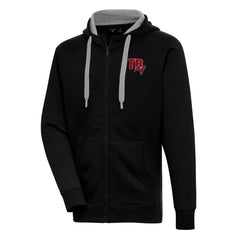 Tampa Bay Buccaneers Antigua Victory Full-Zip Hoodie Black - NFL