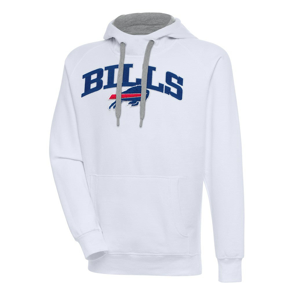 Buffalo Bills Antigua Victory Pullover Hoodie White - NFL