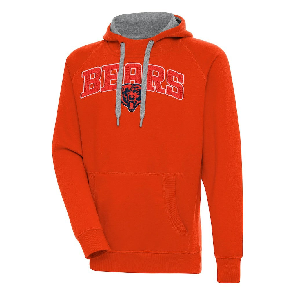 Chicago Bears Antigua Victory Pullover Hoodie Orange - NFL