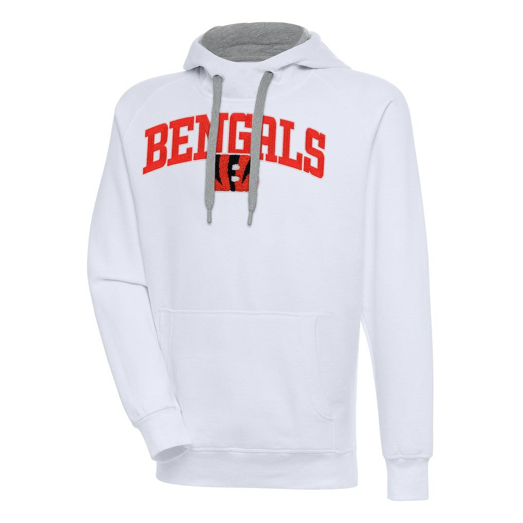 Cincinnati Bengals Antigua Victory Pullover Hoodie White - NFL