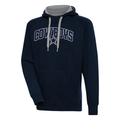 Dallas Cowboys Antigua Victory Pullover Hoodie Navy - NFL